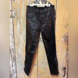 Gap foe leather leggings/pants/jean with snap side legs